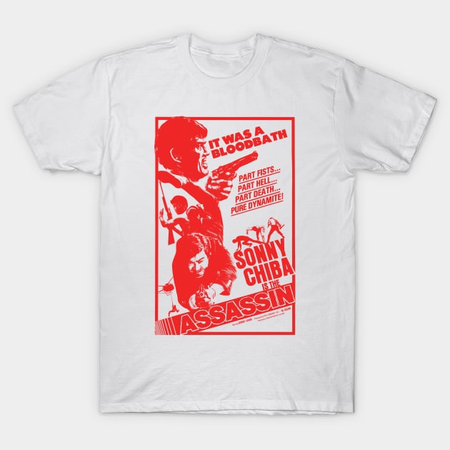 The Assassin (red) T-Shirt by The Video Basement